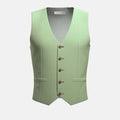 Fern Green Linen Vest