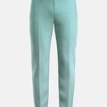 Light Teal Linen Blend Pants