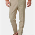 Dune Beige Cotton Chino Pants - SARTORO