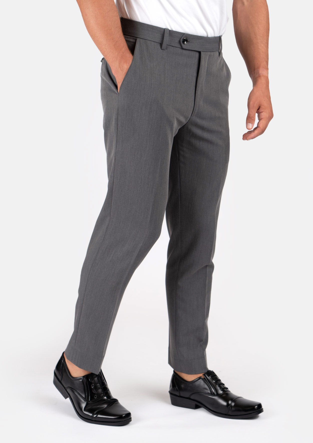 Ellis Light Grey Stretch Suit