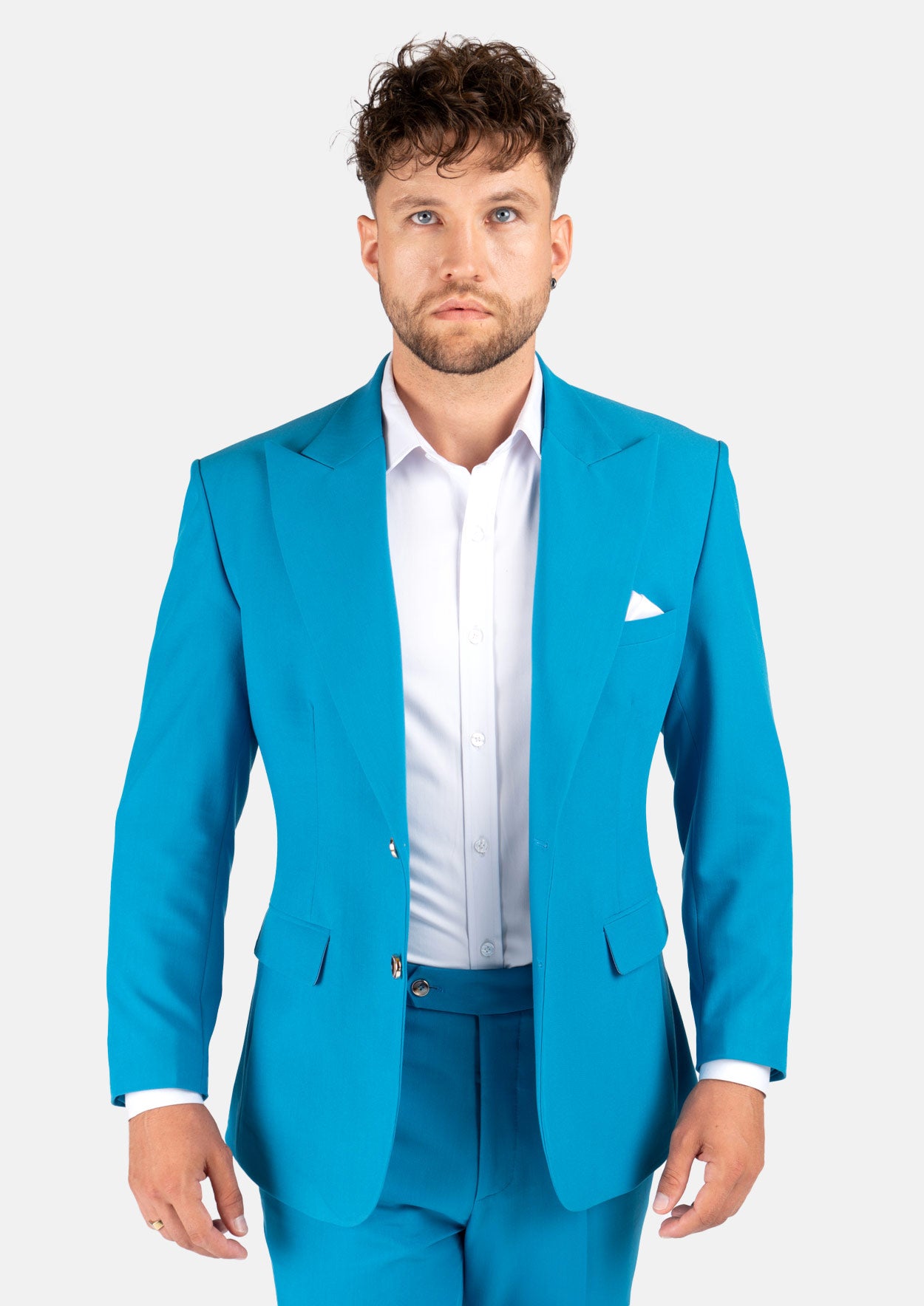 Hudson Sapphire Blue Stretch Suit