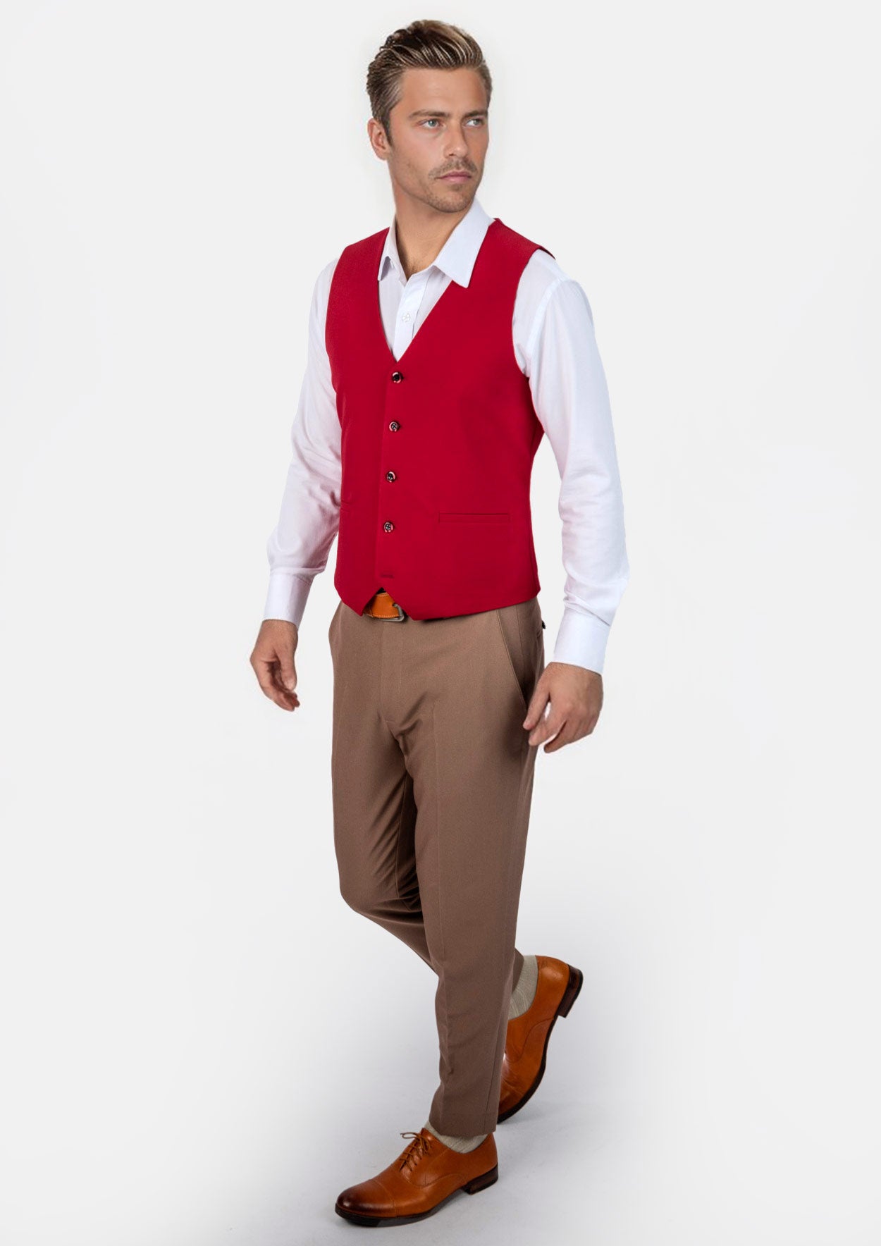 Men's Spanish Red Vest Men's Spanish Red Vest