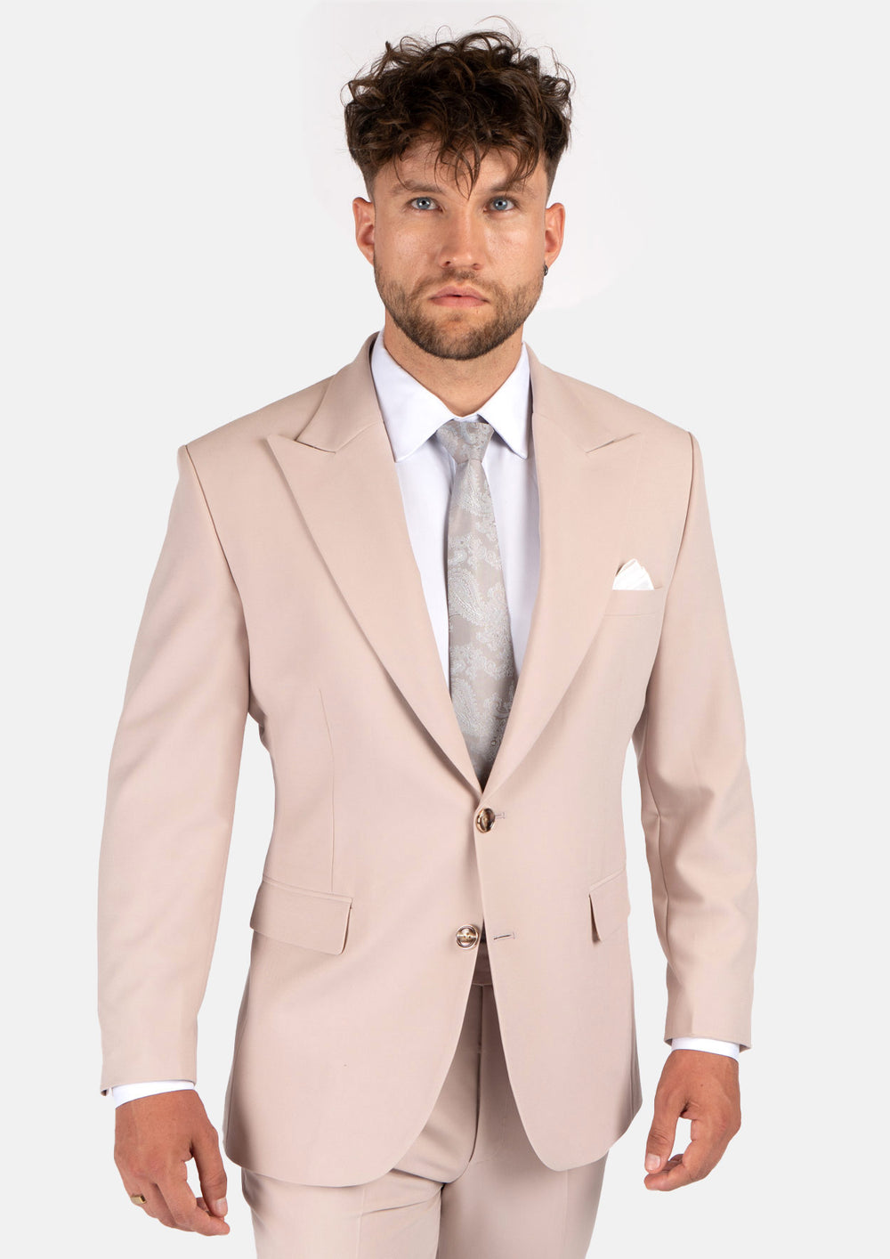 Champagne Stretch Suit732