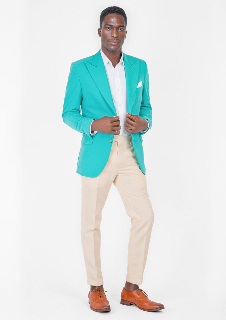 Hudson Aqua Blue Stretch Jacket