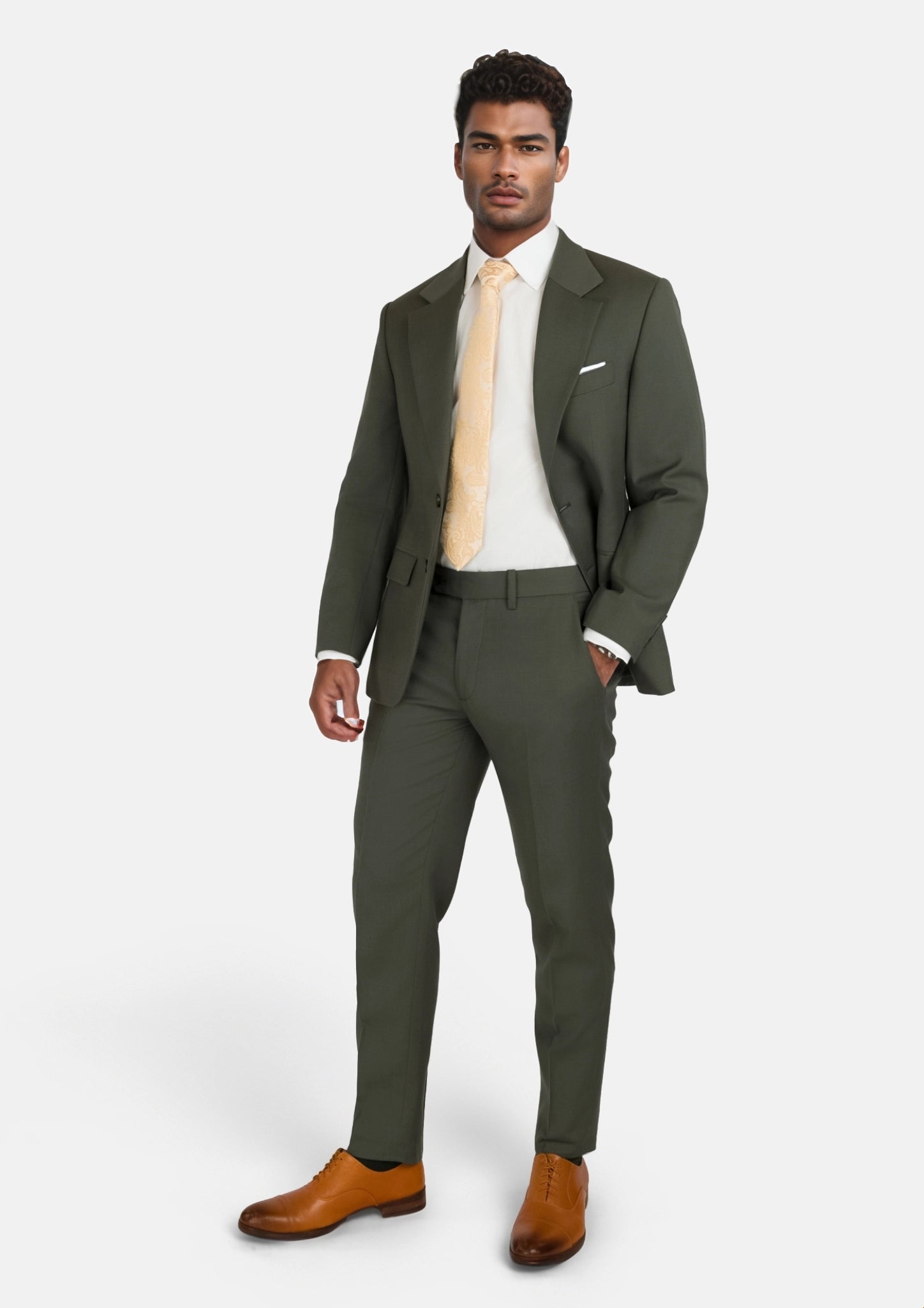 Vintage Olive Ellis Suit