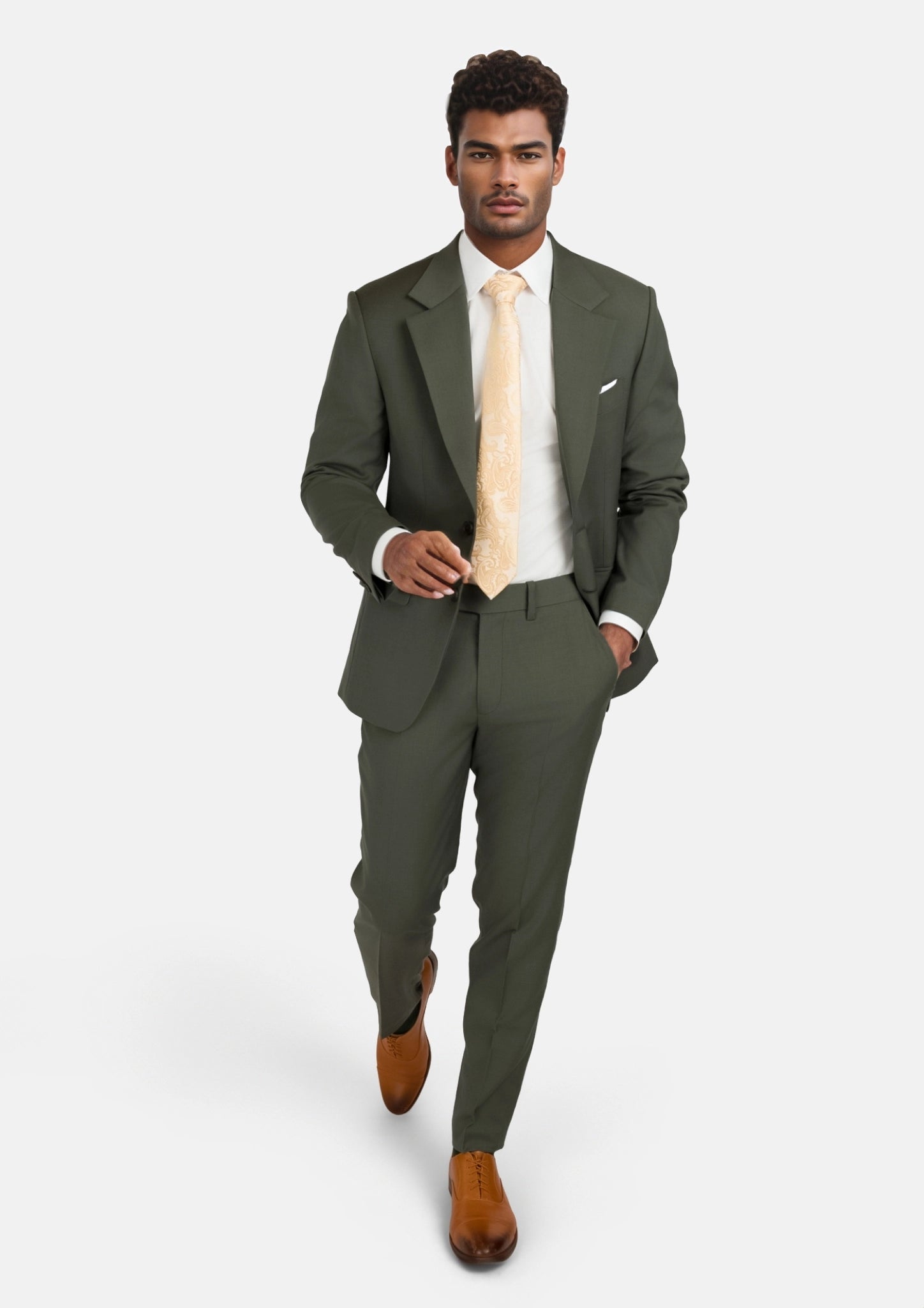 Vintage Olive Ellis Suit