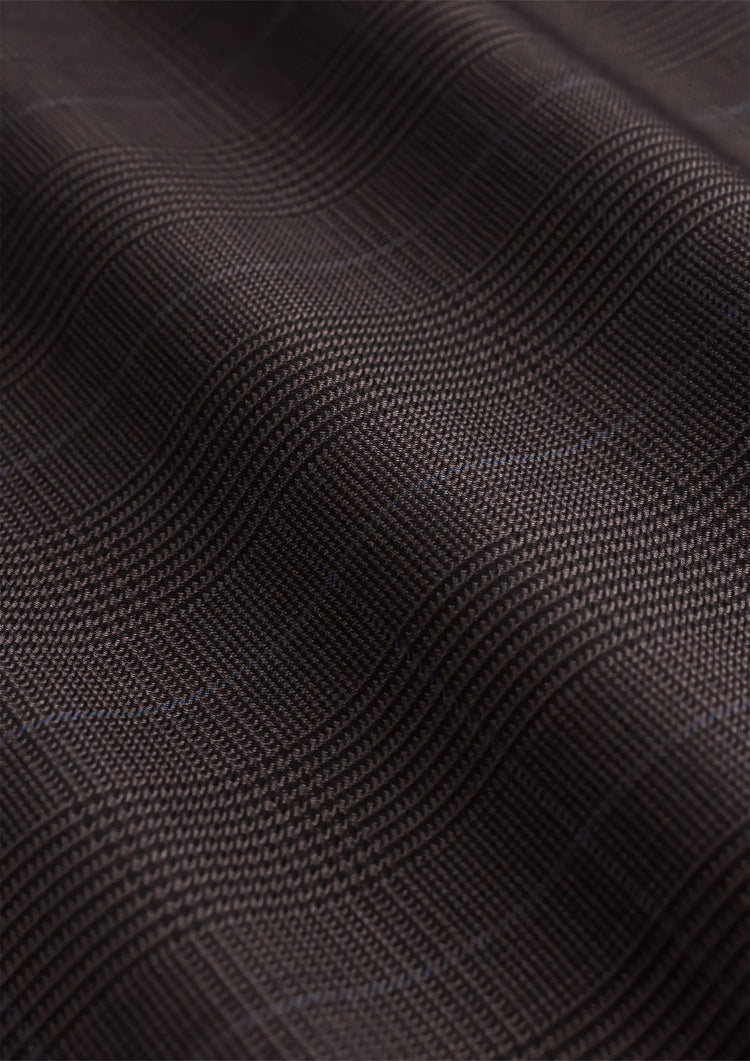 Dark Brown Check Pants628