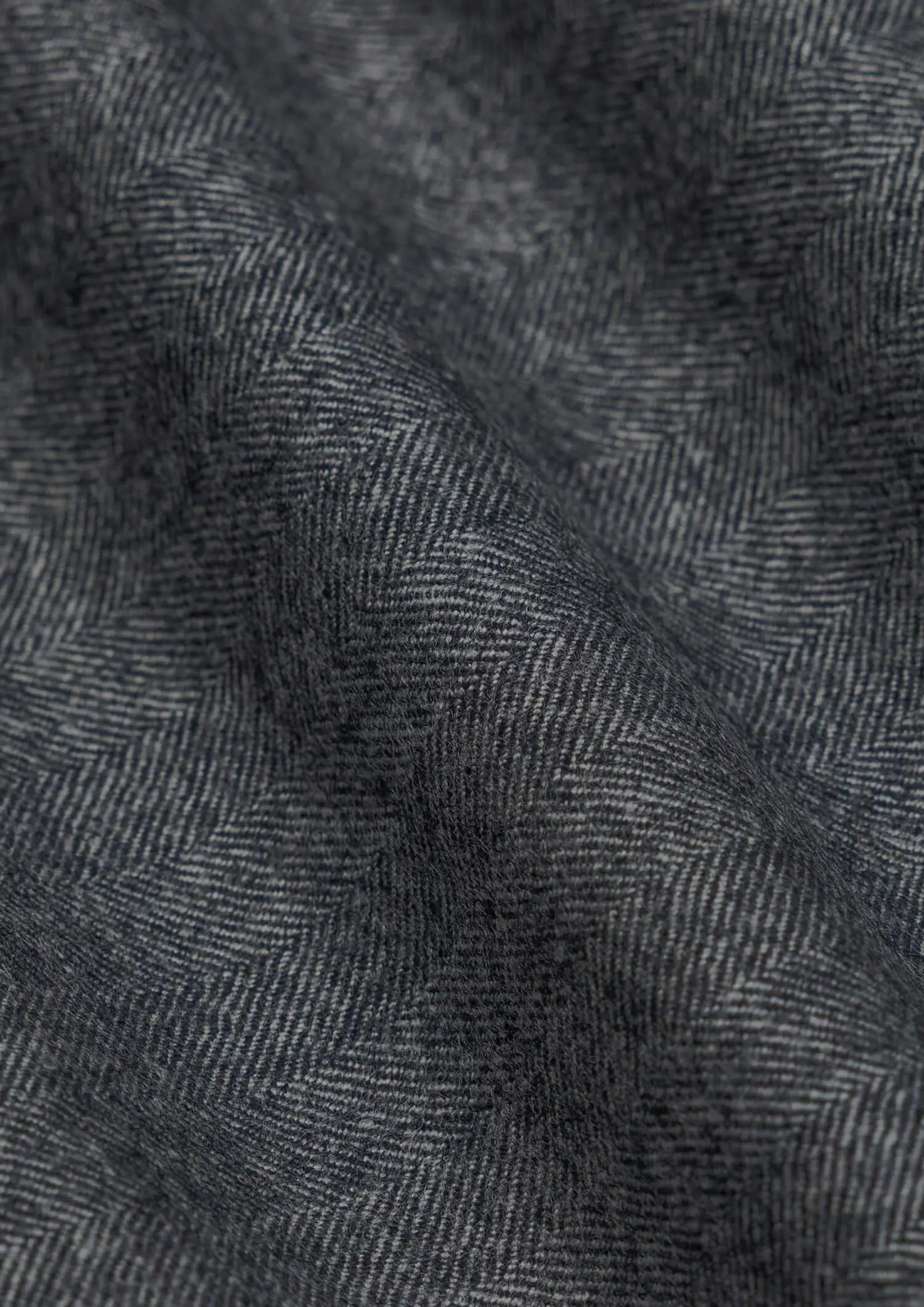 Mid Grey Herringbone Flannel Suit
