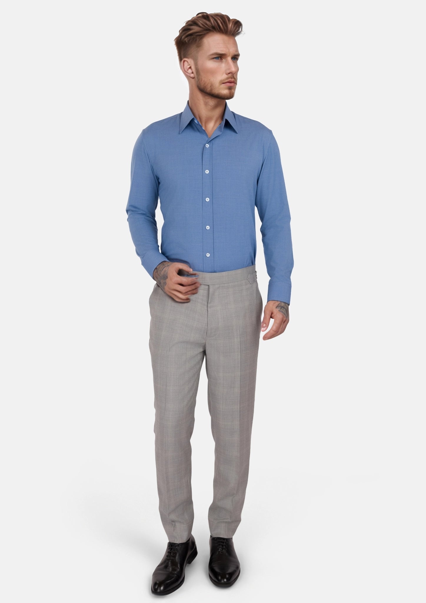Spanish Grey Checked Pants