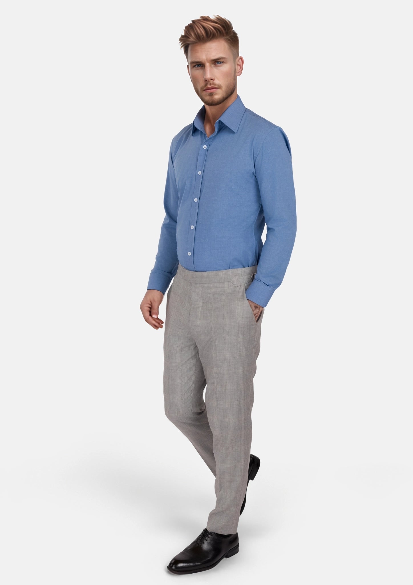 Spanish Grey Checked Pants