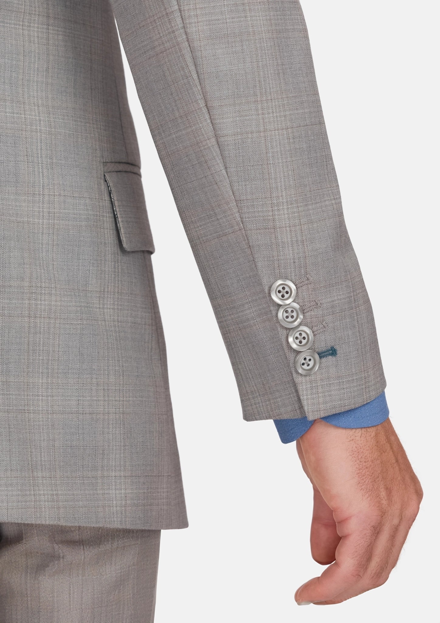 Spanish Grey Checked Astor Suit