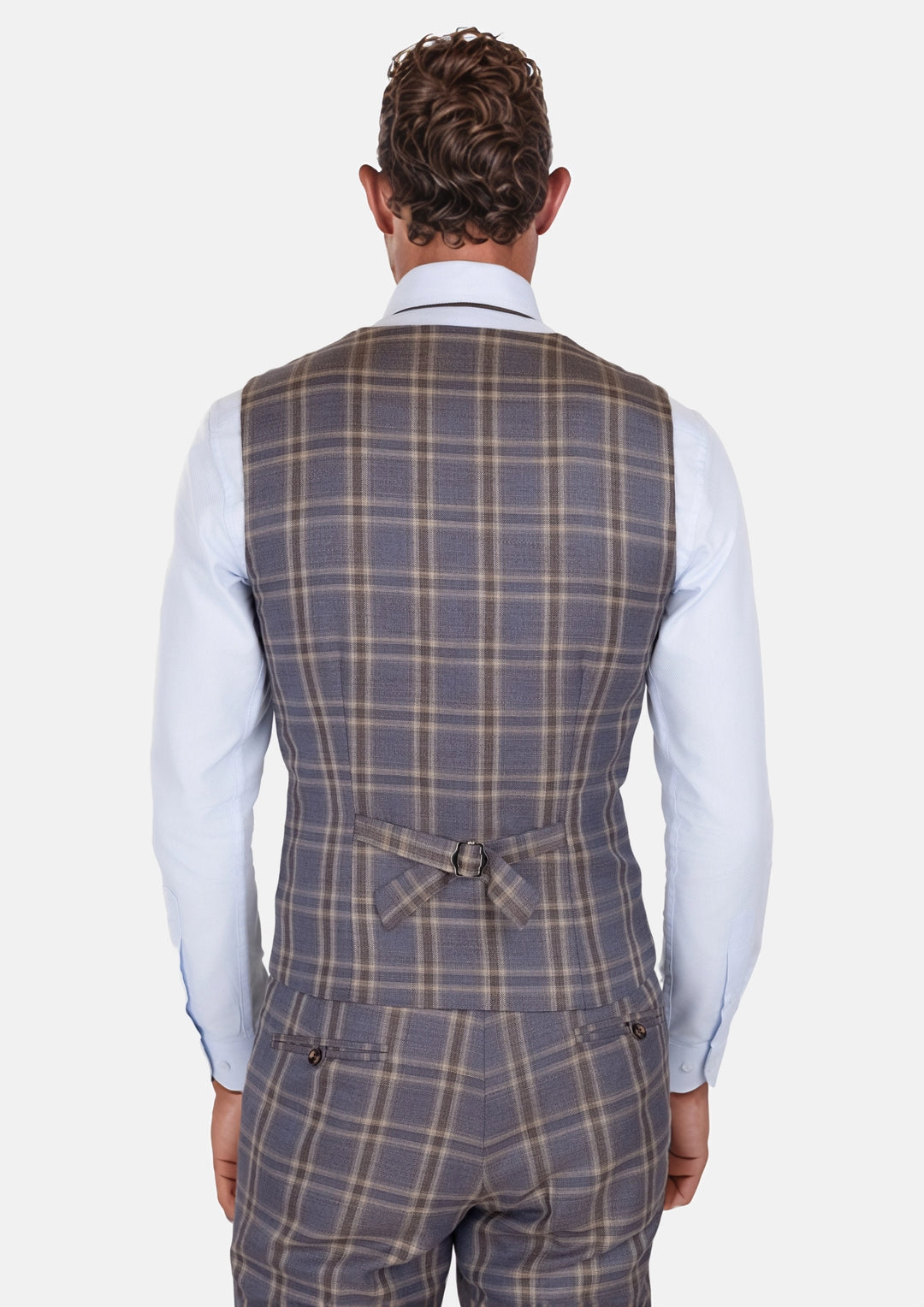 Cincinnati Lilac Checked Vest