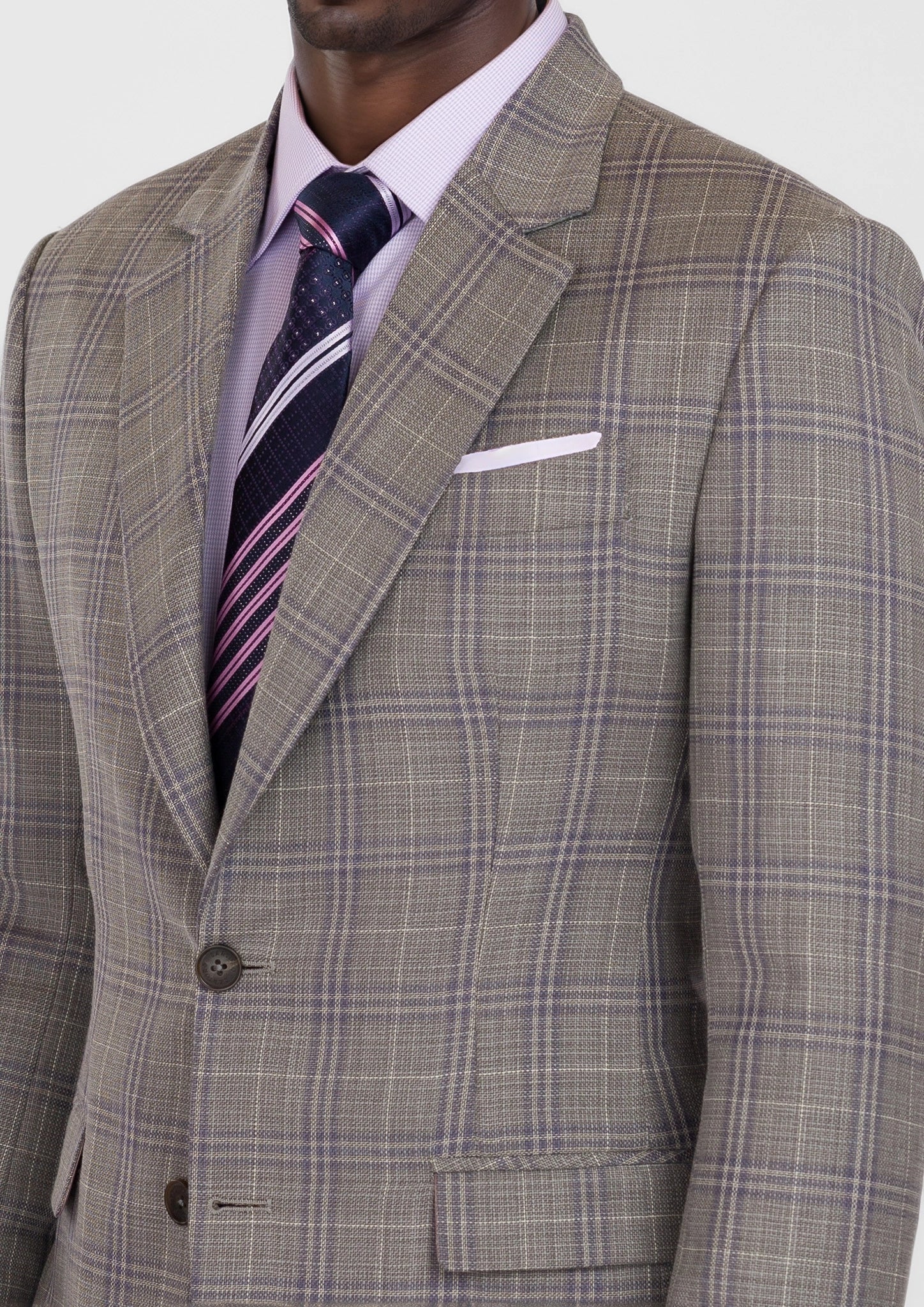 Nickel Grey Checked Jacket
