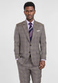 Nickel Grey Checked Astor Suit
