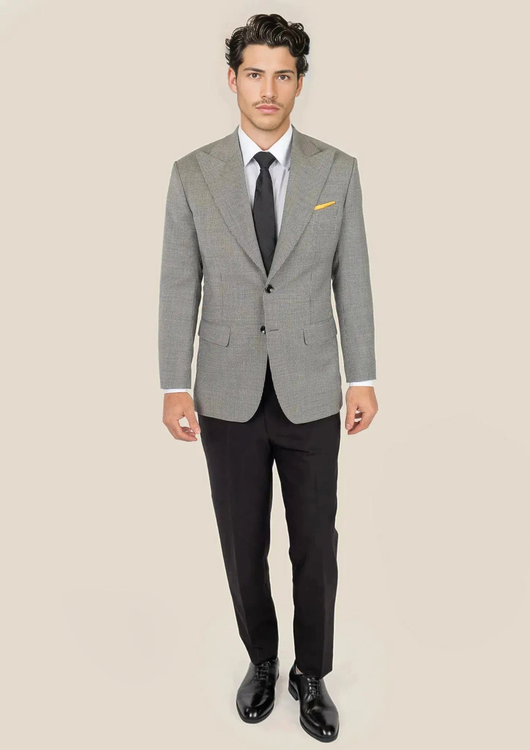 Hudson Grey Houndstooth Jacket