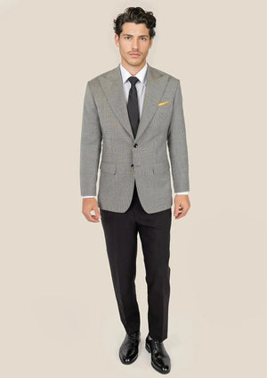 Hudson Grey Houndstooth Jacket