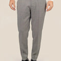 Grey Houndstooth Pants