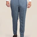 Mid Blue Hopsack Pants