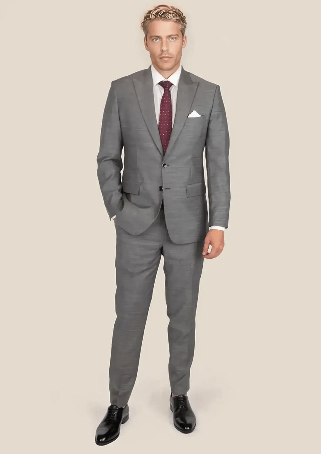 Bryant Granite Grey Birdseye Suit