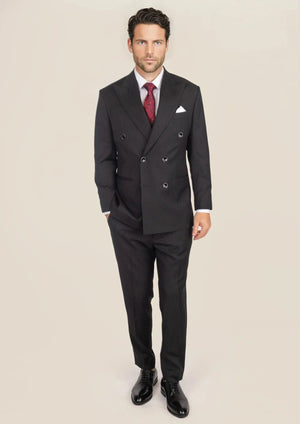 Waverly Black Pinstripe Suit