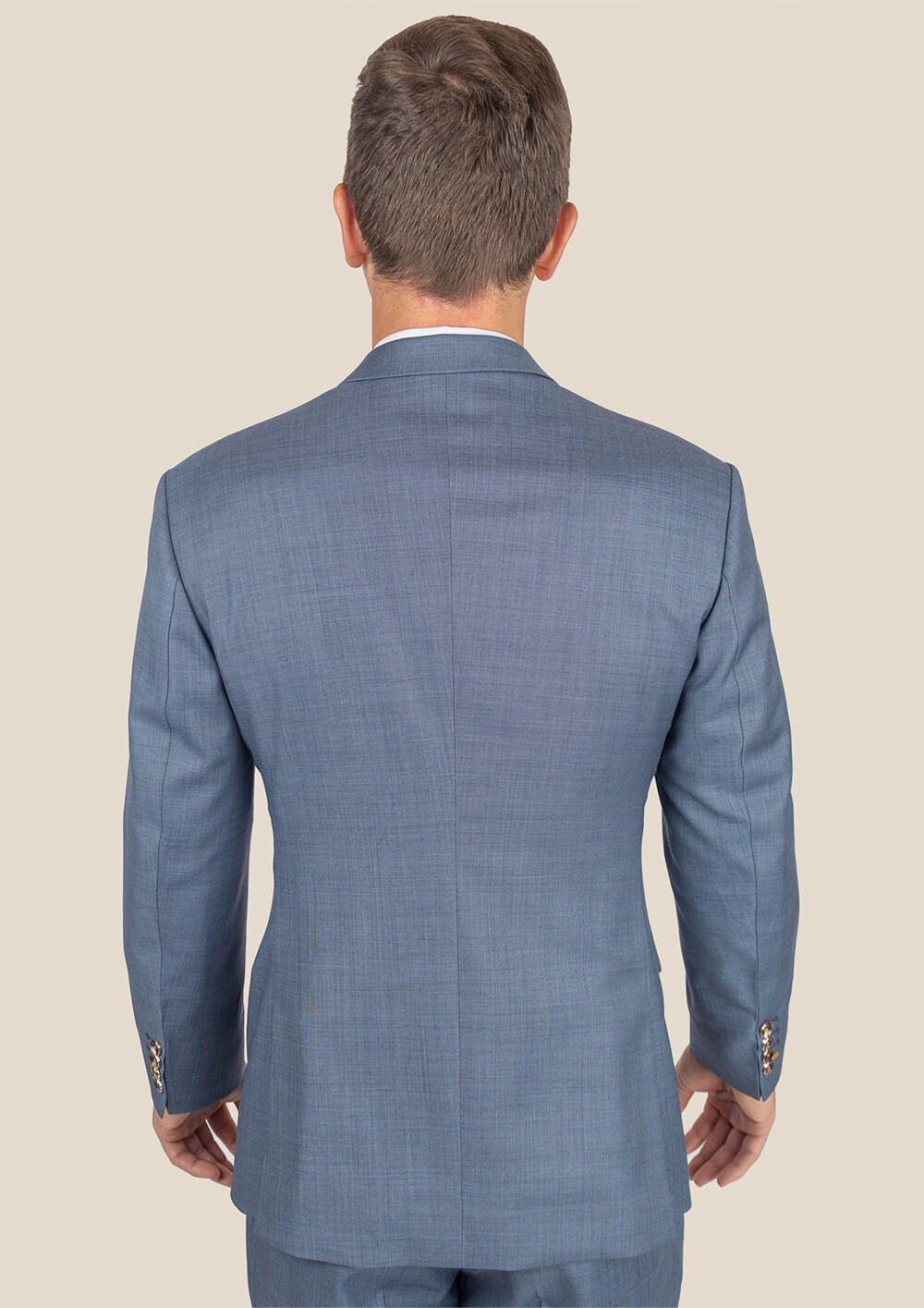 Bryant Vista Blue Sharkskin Suit