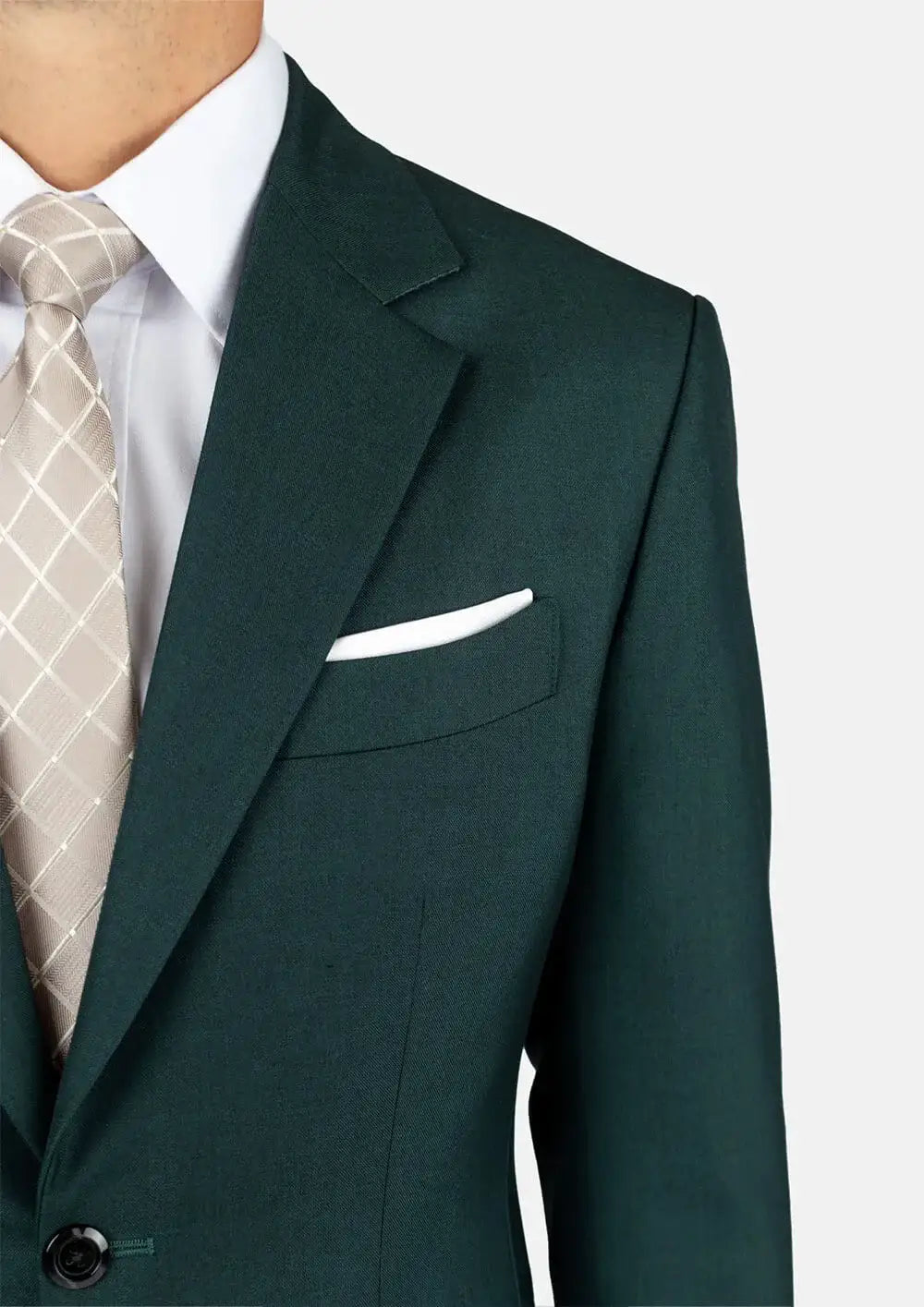 Astor Sacramento Green Sharkskin Suit