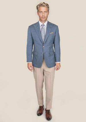 Bryant Vista Blue Sharkskin Jacket