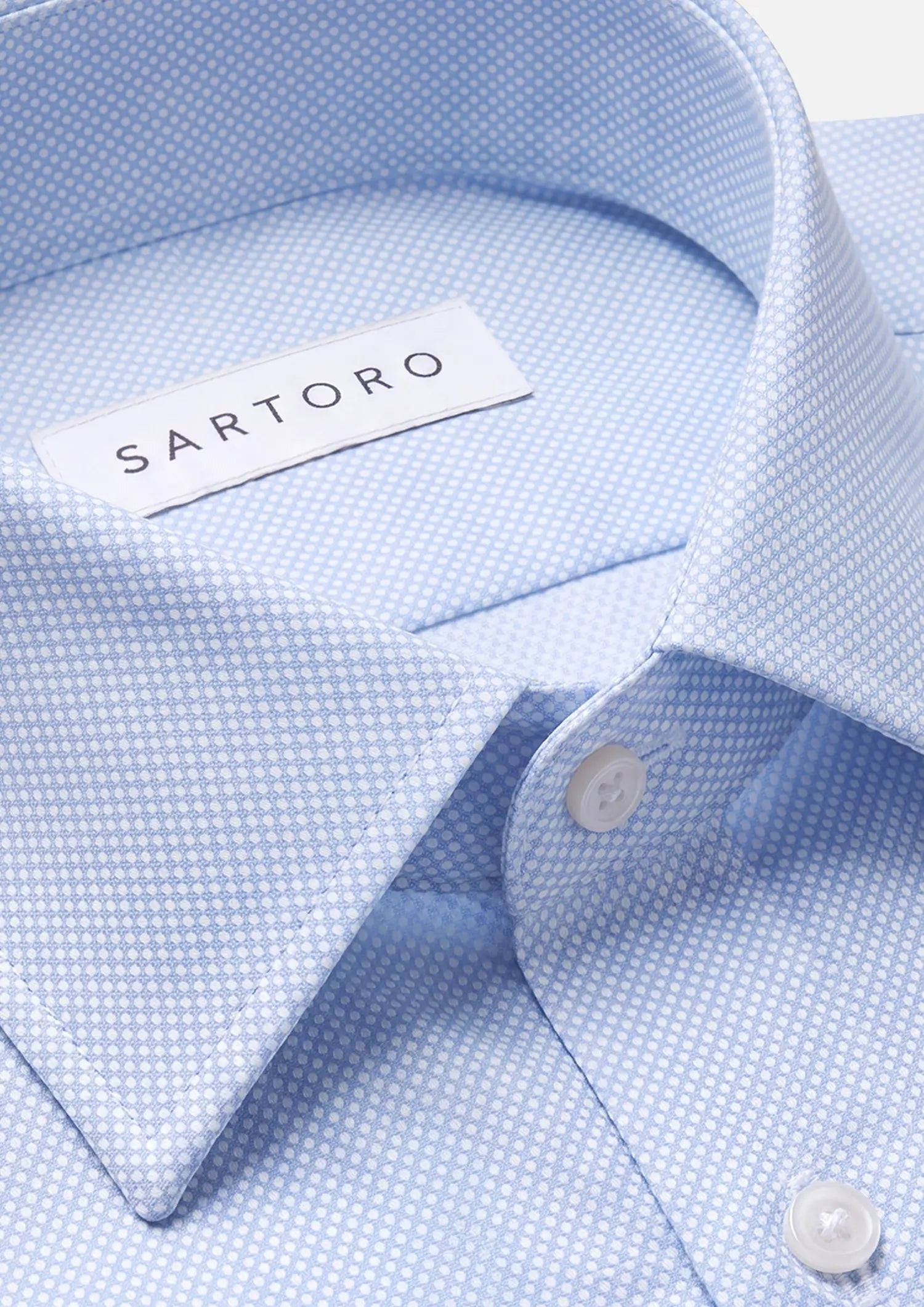Breeze Blue Micro Dot Shirt18