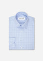 Sky Blue Glen Check Shirt