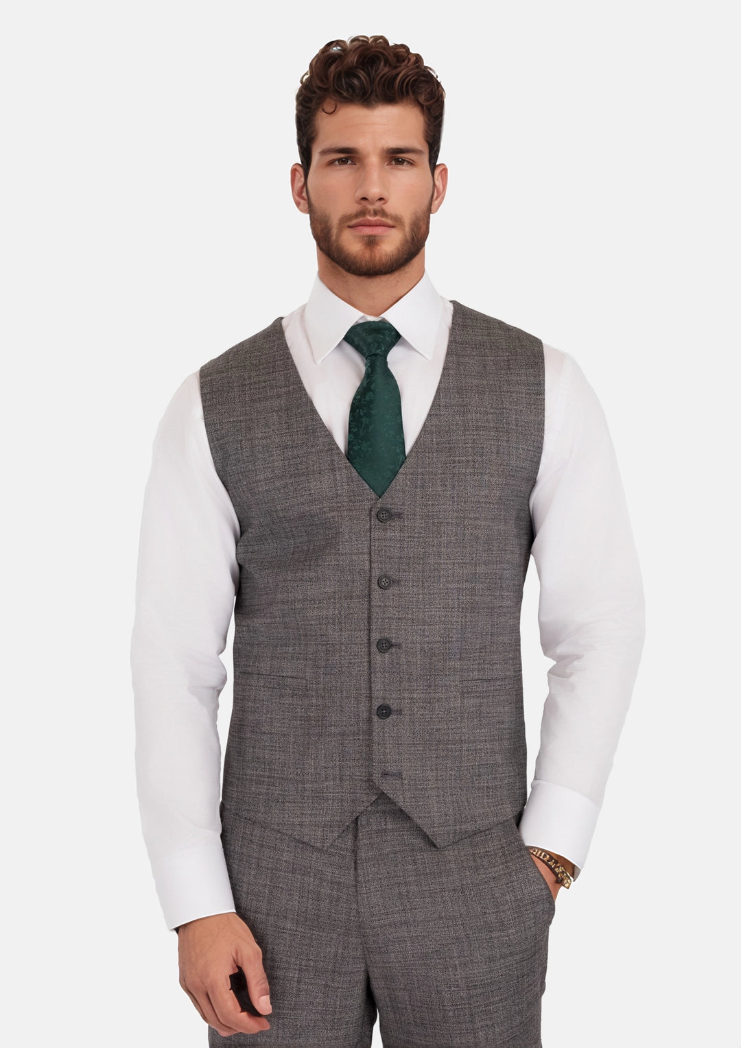 Nickel Grey Bamboo Vest