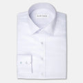 White Egyptian Cotton Broadcloth Shirt