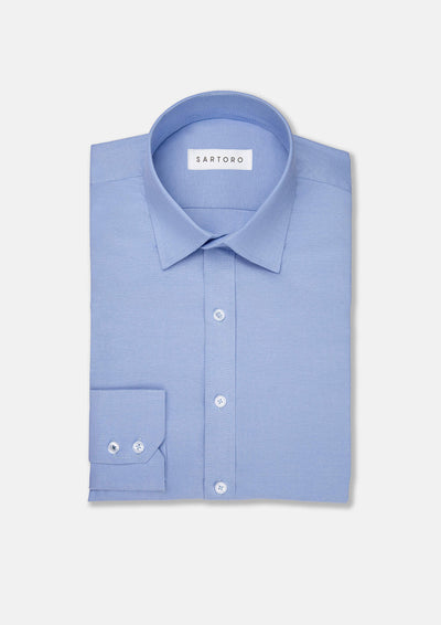 Blue Pinpoint Oxford Shirt