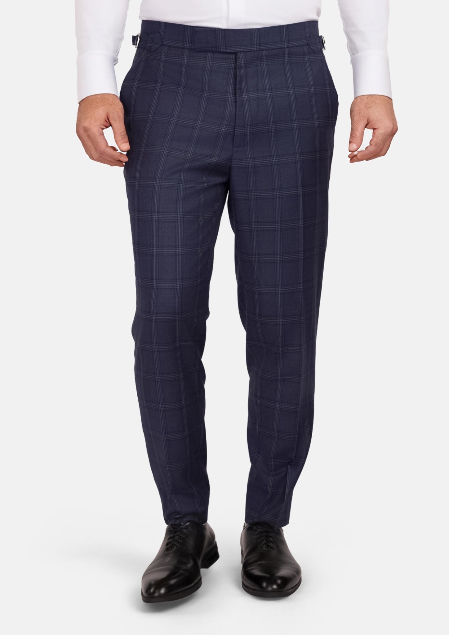 British Navy Checked Pants