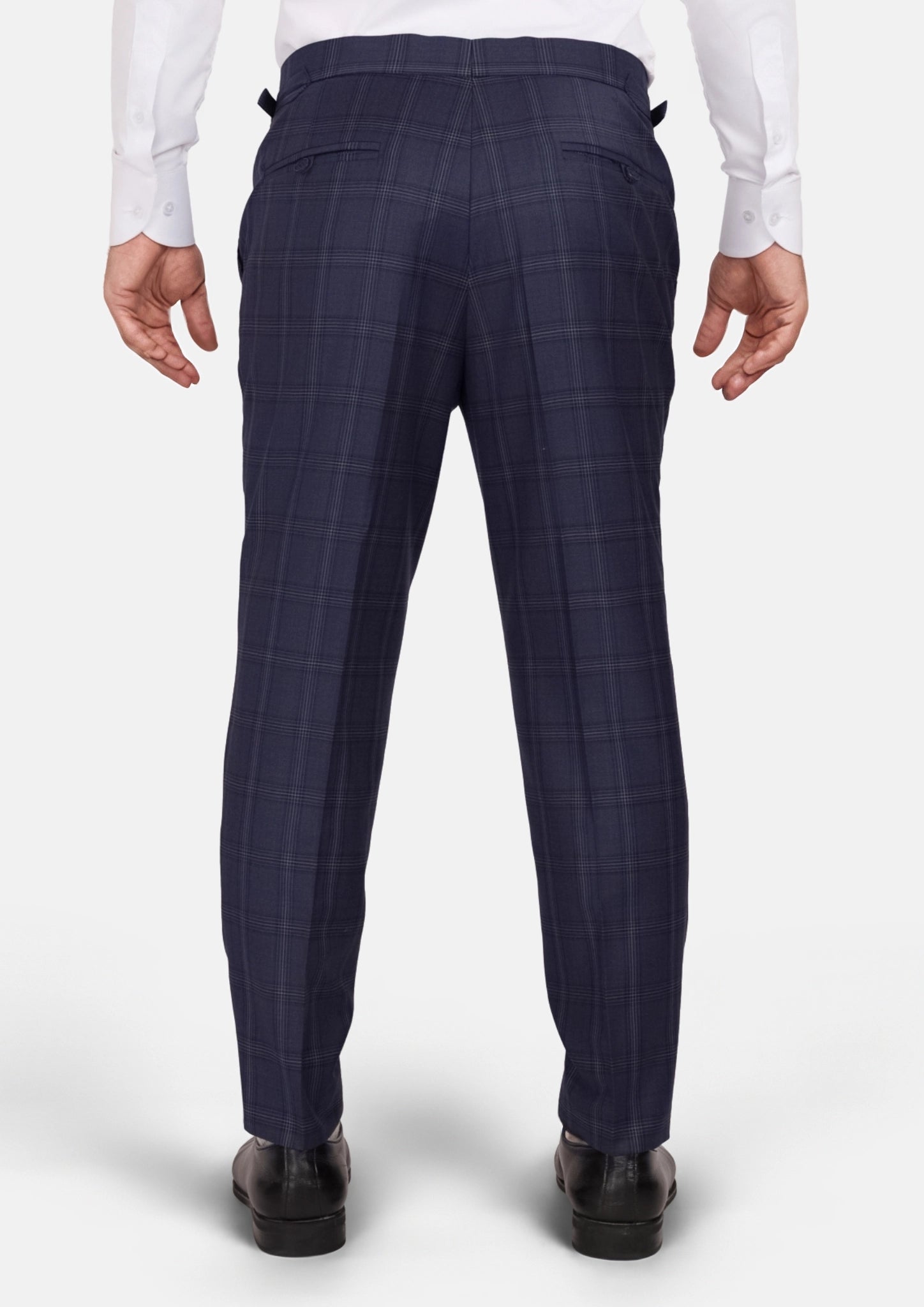 British Navy Checked Pants
