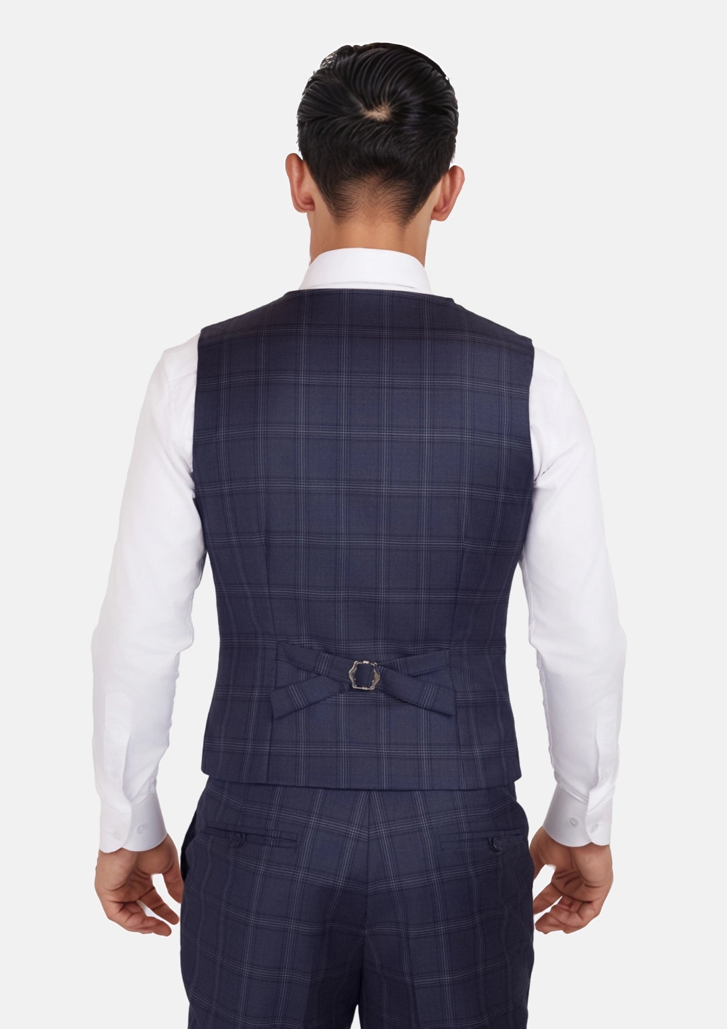 British Navy Checked Vest