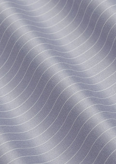 Silver Gray Pinstripe