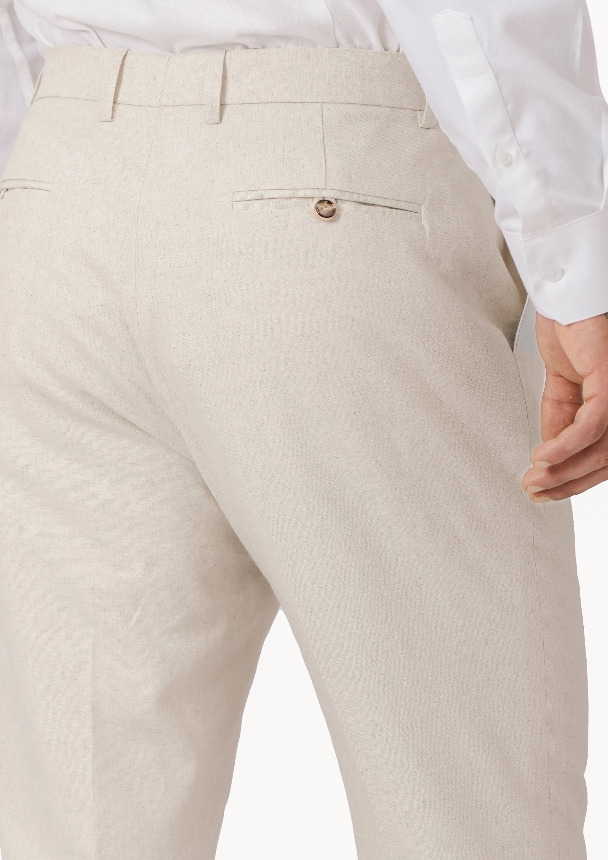 Sand Linen Blend Pants550