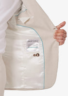 Astor Sand Linen Blend Suit - SARTORO291