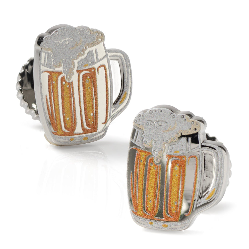 Beer Hidden Message Silver Cufflinks582