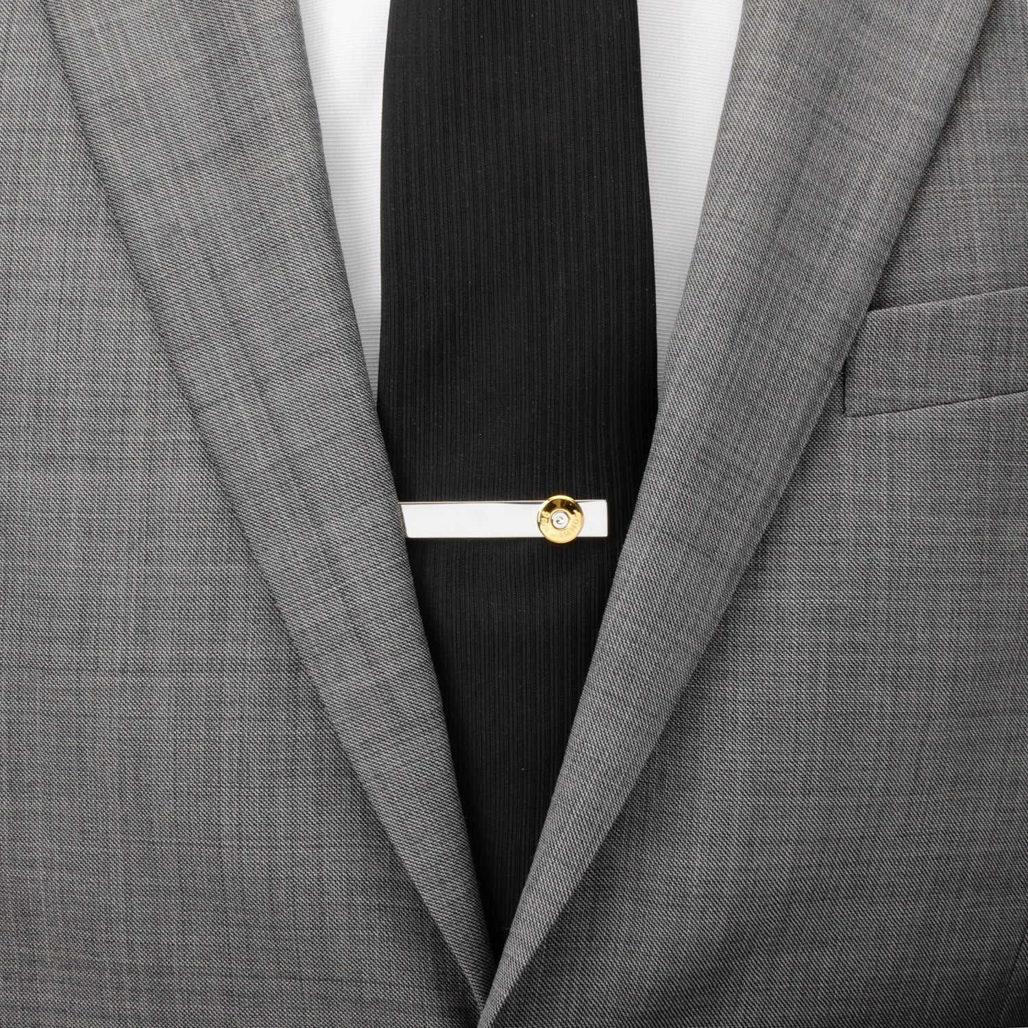 Bullet Silver Tie Bar617