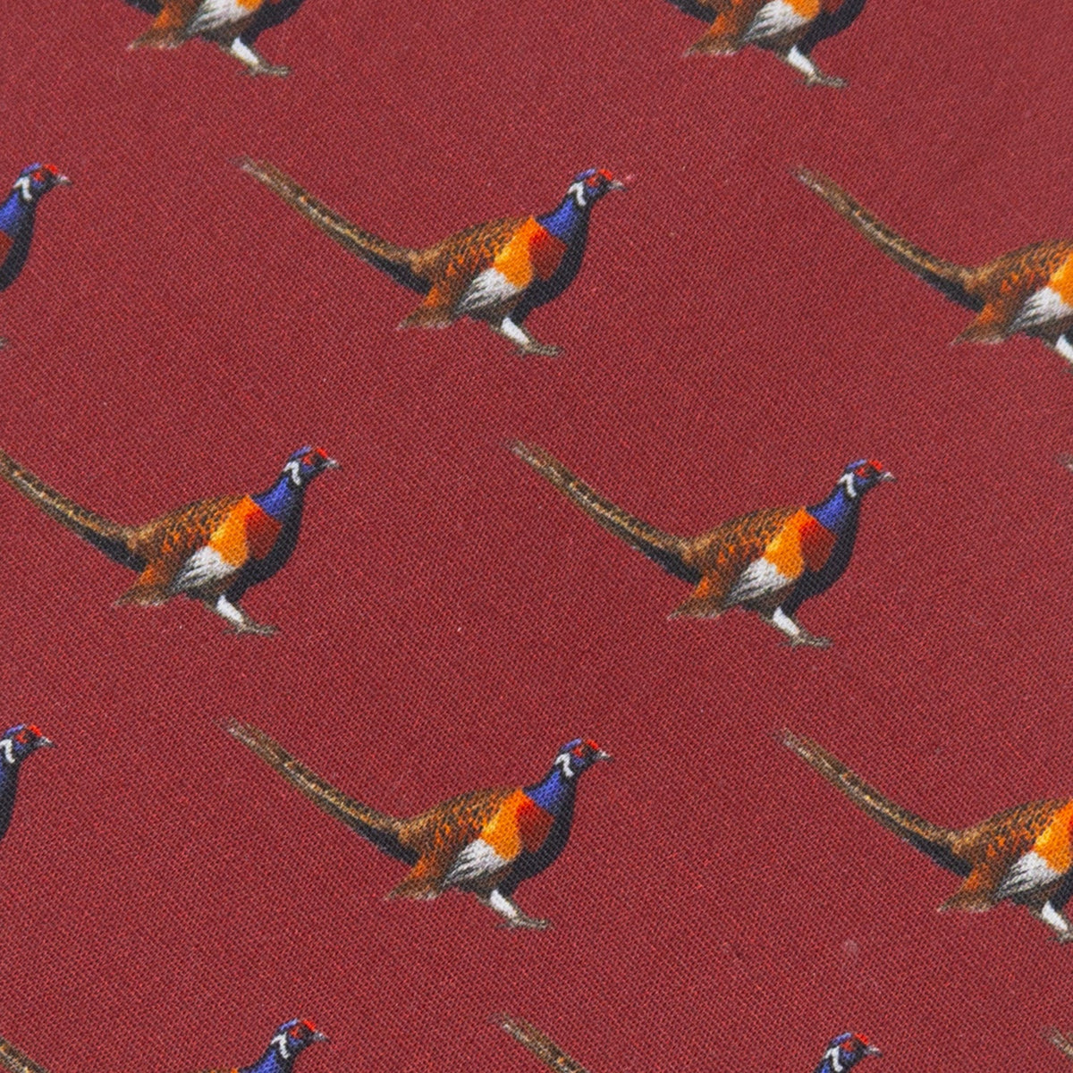 Pheasant Burgundy Men's Tie545