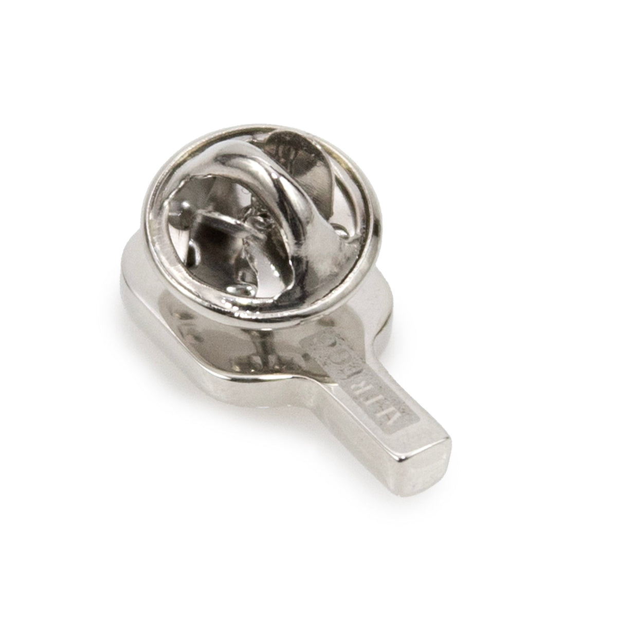 Pickleball Racket Silver Lapel Pin413