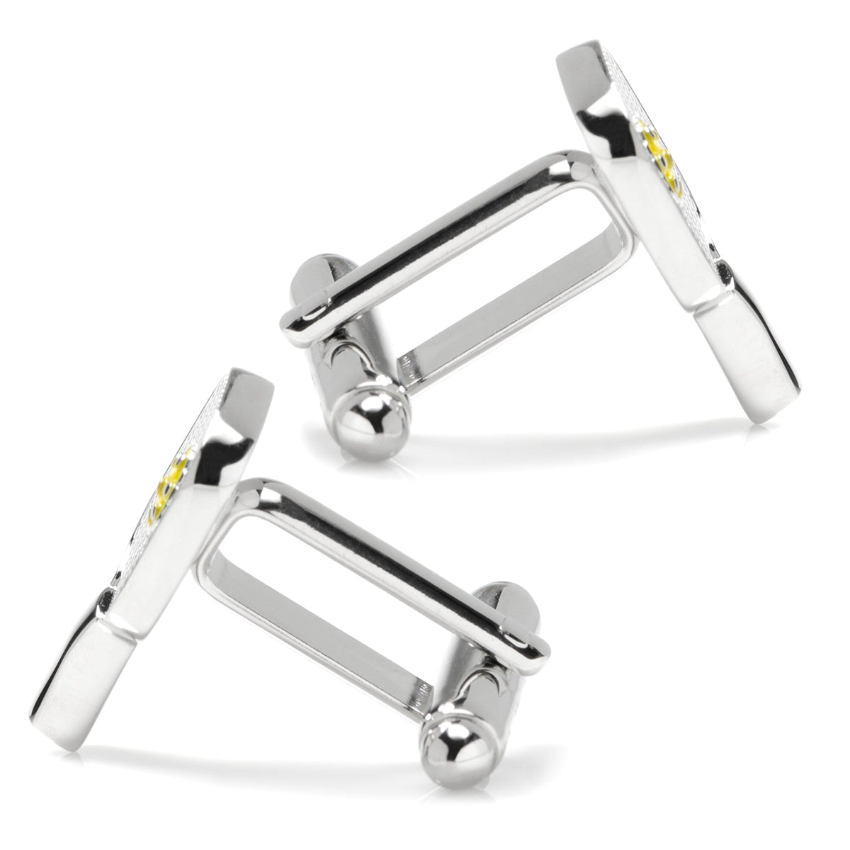 Pickleball Racket Silver Cufflinks871