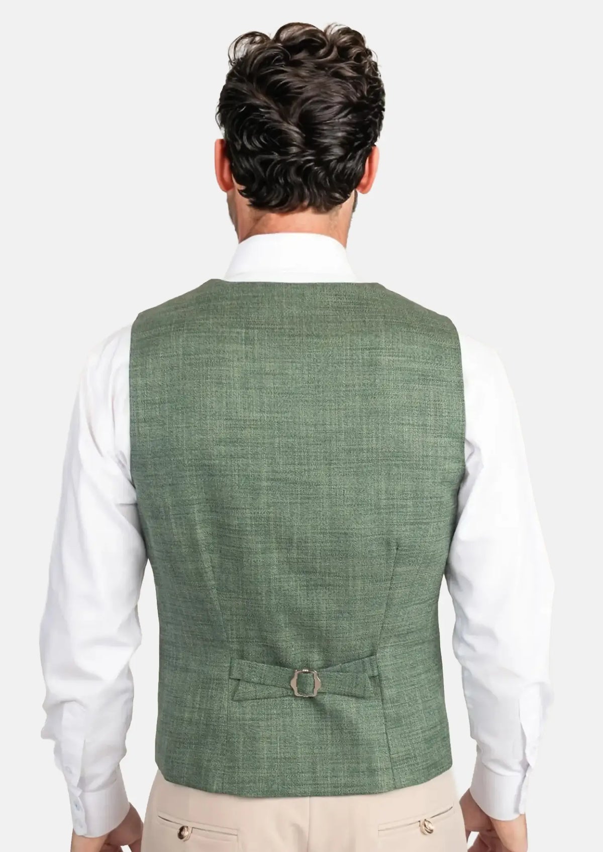 Aspen Green Hopsack Vest950