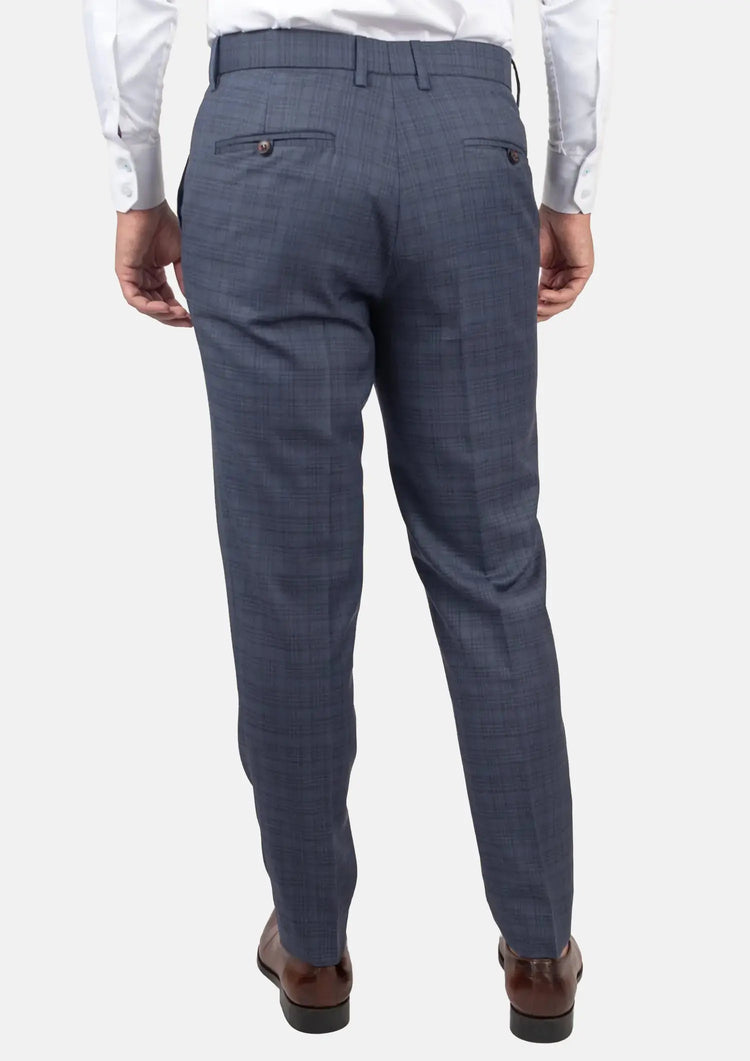 Twilight Blue Plaid Pants879