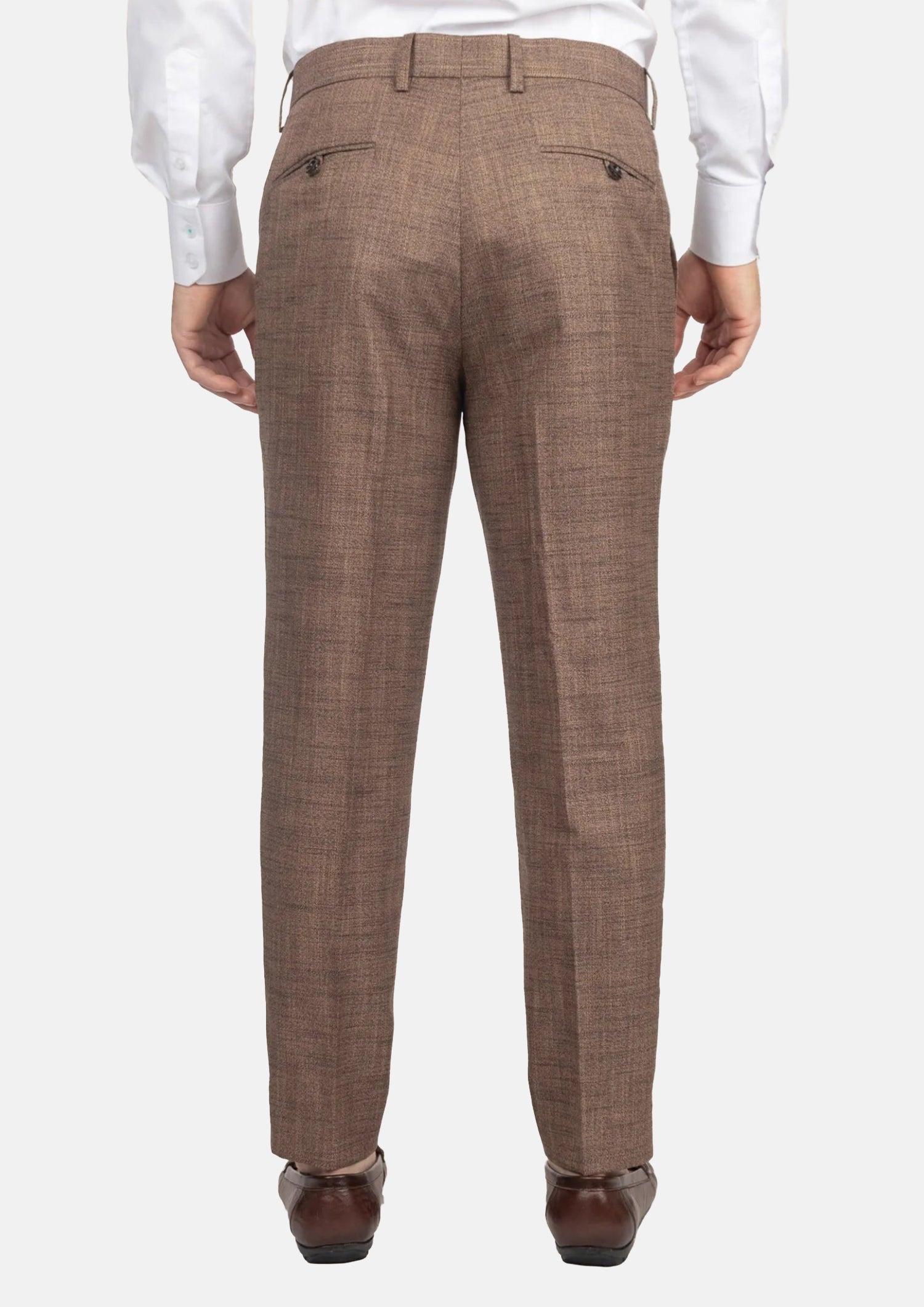 Tawny Brown Hopsack Pants153