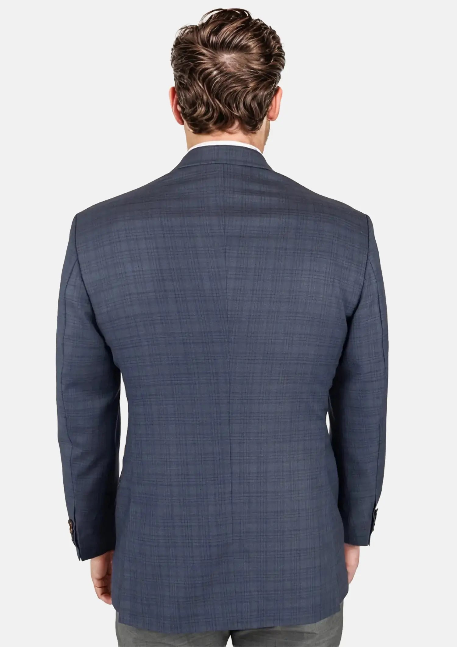 Twilight Blue Plaid Jacket453