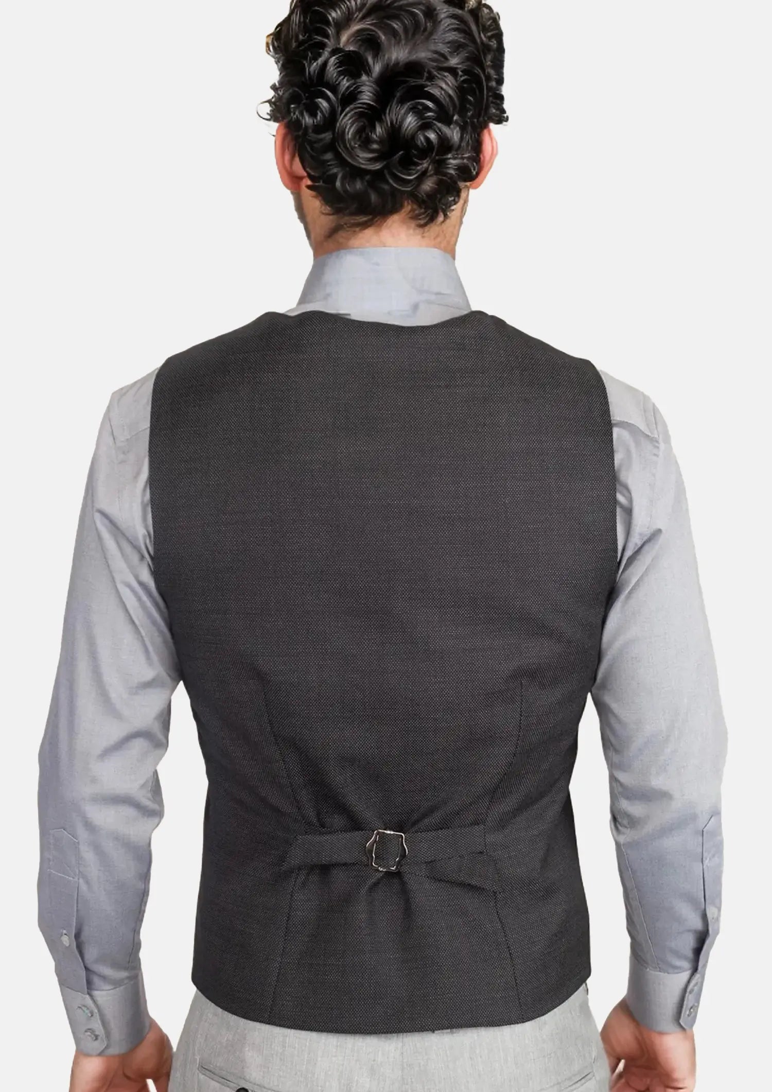 Black Pindot Vest109