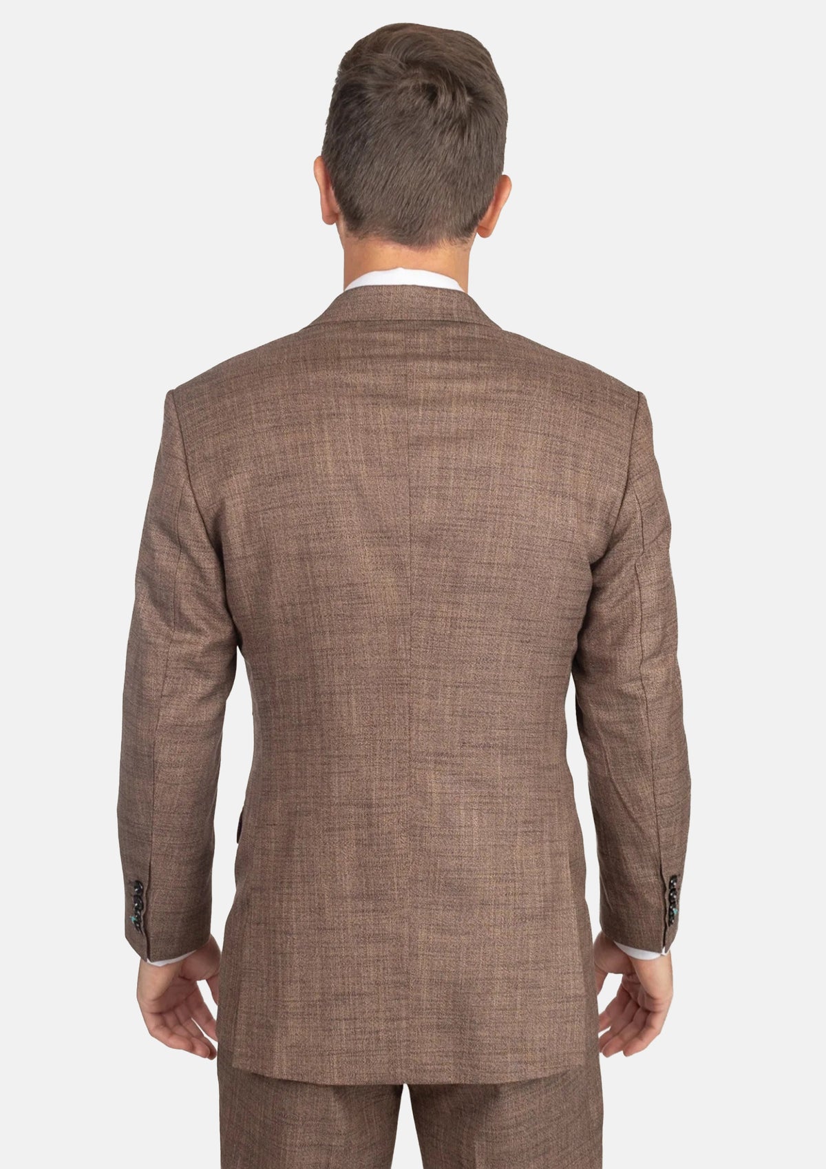 Tawny Brown Hopsack Suit360