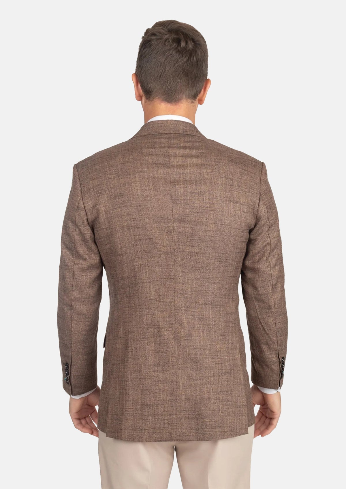 Tawny Brown Hopsack Jacket535